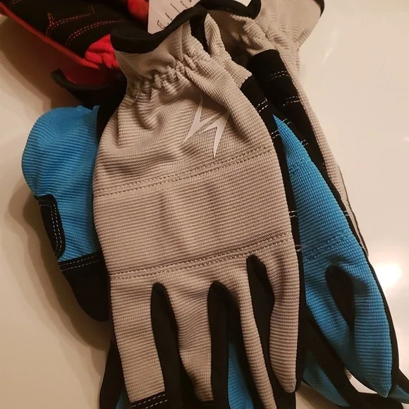 Utility Work Gloves 3 Pair Included Synthetic Leather - Picture 12 of 16